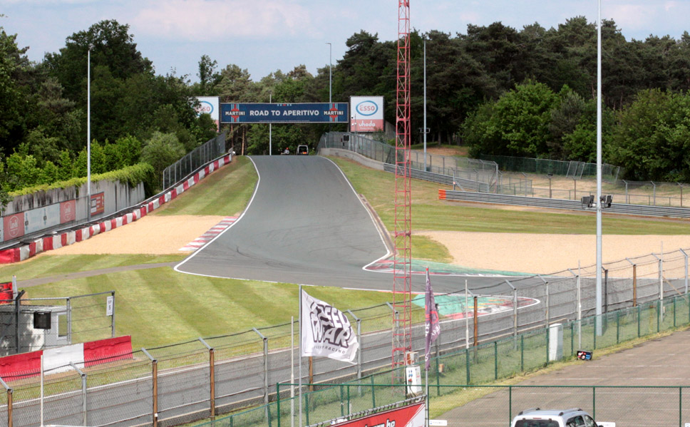 Chicane Zolder View from Pit Building